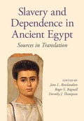 Cover: Slavery and Dependence in Ancient Egypt - Cambridge University Press