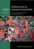 Cover: Architecture in Ancient Central Italy - Cambridge University Press