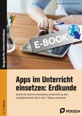 Cover: Apps im Unterricht einsetzen: Erdkunde - Persen Verlag