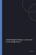 Cover: Amsterdamer Beitra?ge zur neueren Germanistik, Band 2 - Brill