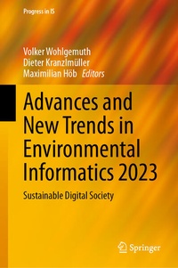 Enlarge image Cover: Advances and New Trends in Environmental Informatics 2023 - Springer