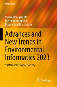 Enlarge image Cover: Advances and New Trends in Environmental Informatics 2023 - Springer