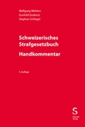 Cover: Schweizerisches Strafgesetzbuch - Handkommentar - St&auml;mpfli Verlag AG