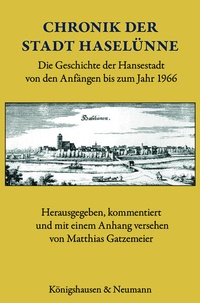 Abbildung von: Chronik der Stadt Haselünne - Königshausen & Neumann