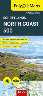 Abbildung von: FolyMaps Karte Schottlands North Coast 500 - TVV Touristik-Verlag GmbH