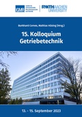 Cover: 15. Kolloquium Getriebetechnik - Verlag G&uuml;nter Mainz