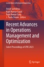 Cover: Recent Advances in Operations Management and Optimization - Springer