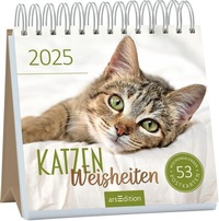 Abbildung von: Postkartenkalender Katzenweisheiten 2025 - arsEdition
