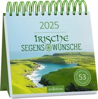 Abbildung von: Postkartenkalender Irische Segenswünsche 2025 - arsEdition