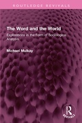 Cover: The Word and the World - Taylor & Francis