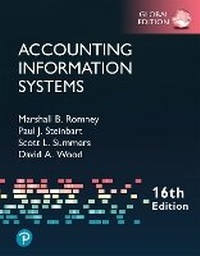 Abbildung von: Accounting Information Systems -- Global Edition - Pearson Education Limited