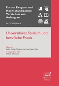 Cover: Verstehen von Anfang an, 7, 2 (2022) - Narr Francke Attempto