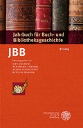 Cover: Jahrbuch f&uuml;r Buch- und Bibliotheksgeschichte 8 | 2023 - Universit&auml;tsverlag Winter
