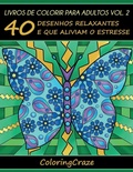Cover: Livros de colorir para adultos vol. 2 - Coloringcraze.com