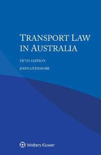 Abbildung von: Transport Law in Australia - Wolters Kluwer
