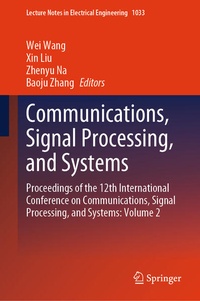 Enlarge image Cover: Communications, Signal Processing, and Systems - Springer