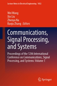 Enlarge image Cover: Communications, Signal Processing, and Systems - Springer