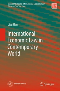 Abbildung von: International Economic Law in Contemporary World - Springer
