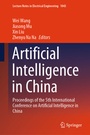 Cover: Artificial Intelligence in China - Springer