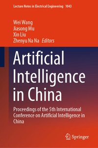 Enlarge image Cover: Artificial Intelligence in China - Springer