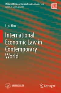 Abbildung von: International Economic Law in Contemporary World - Springer