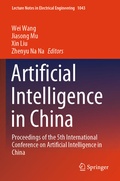 Cover: Artificial Intelligence in China - Springer