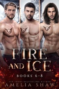 Cover: Fire and Ice - Books 6-8 (Dragon Kings Collections, #3) - Harley Romance Publishing