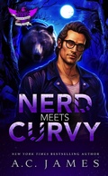 Cover: Nerd Meets Curvy (Peculiar Hearts Dating Agency, #1) - Swoon Worthy
