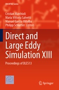 Cover: Direct and Large Eddy Simulation XIII - Springer