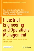 Cover: Industrial Engineering and Operations Management - Springer