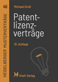 Cover: Patentlizenzvertr&auml;ge - Kraft Verlag