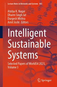 Enlarge image Cover: Intelligent Sustainable Systems - Springer