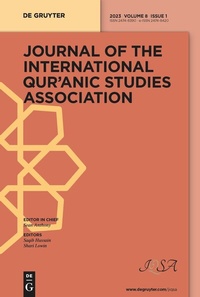 Abbildung von: Journal of the International Qur'anic Studies Association - De Gruyter