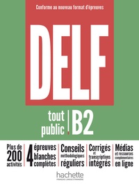 Abbildung von: DELF tout public B2 - Conforme au nouveau format d'épreuves - Hueber Verlag