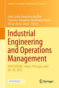 Enlarge image Cover: Industrial Engineering and Operations Management - Springer