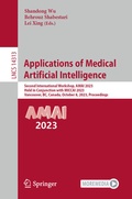 Cover: Applications of Medical Artificial Intelligence - Springer