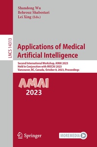 Enlarge image Cover: Applications of Medical Artificial Intelligence - Springer