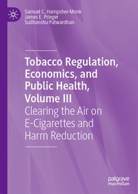 Abbildung von: Tobacco Regulation, Economics, and Public Health, Volume III - Palgrave Macmillan