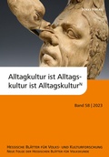 Cover: Alltagskultur ist Alltagskultur ist Alltagskulturn - Jonas Verlag