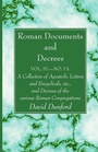 Cover: Roman Documents and Decrees, Volume IV - No. 13 - Wipf & Stock Publishers