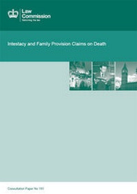 Abbildung von: Intestacy and Family Provision Claims on Death - Stationery Office Books