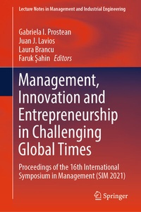 Abbildung von: Management, Innovation and Entrepreneurship in Challenging Global Times - Springer