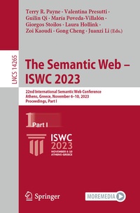 Enlarge image Cover: The Semantic Web - ISWC 2023 - Springer