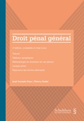 Cover: Droit p&eacute;nal g&eacute;n&eacute;ral - Schulthess Juristische Medien