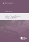 Cover: Quality of Teacher Education - University of Bamberg Press