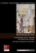 Cover: Betrachtung der Zeit - Pop, Traian