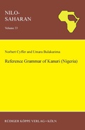 Cover: Reference Grammar of Kanuri (Nigeria) - K&ouml;ppe, R