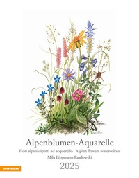 Abbildung von: Alpenblumen-Aquarelle Kalender 2025 - Athesia-Tappeiner Kalender