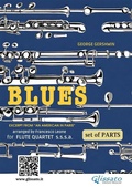 Cover: Flute Quartet "Blues" by Gershwin - set of parts - Glissato Edizioni Musicali