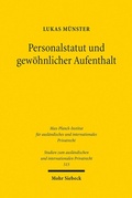 Abbildung von: Personalstatut und gewöhnlicher Aufenthalt - Mohr Siebeck